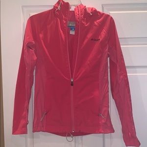 Pink Columbia Rain jacket